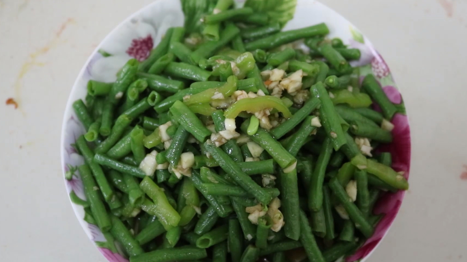 清口涼菜,涼拌豆角,餐桌上少不了它