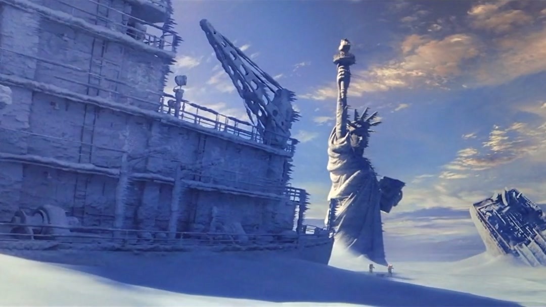 经典灾难片《后天》,史诗级别的震撼场面,至今无法超越