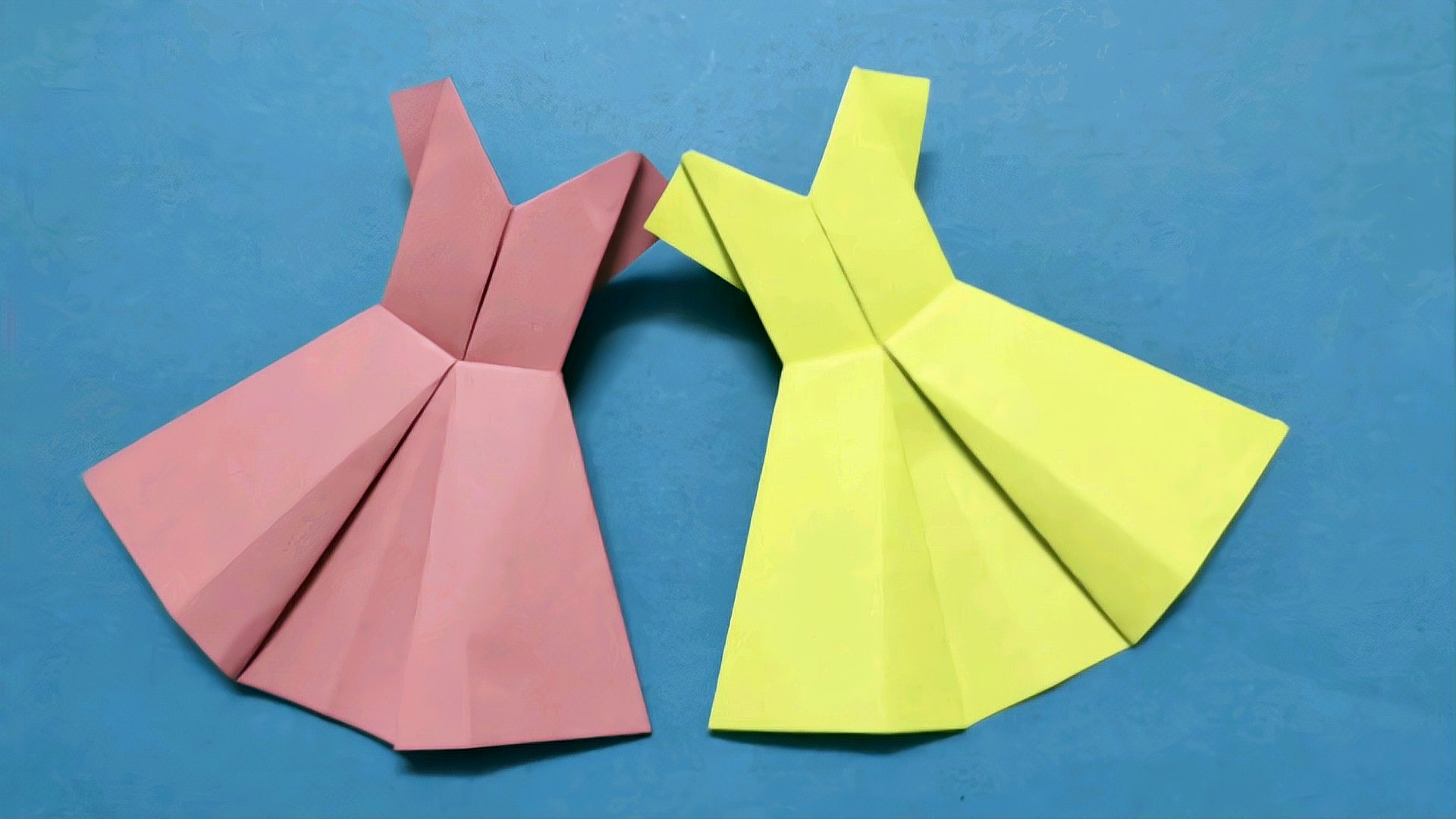 折纸教程,简单易学,小朋友看了都会 服务升级 2女孩们喜欢的礼服裙也