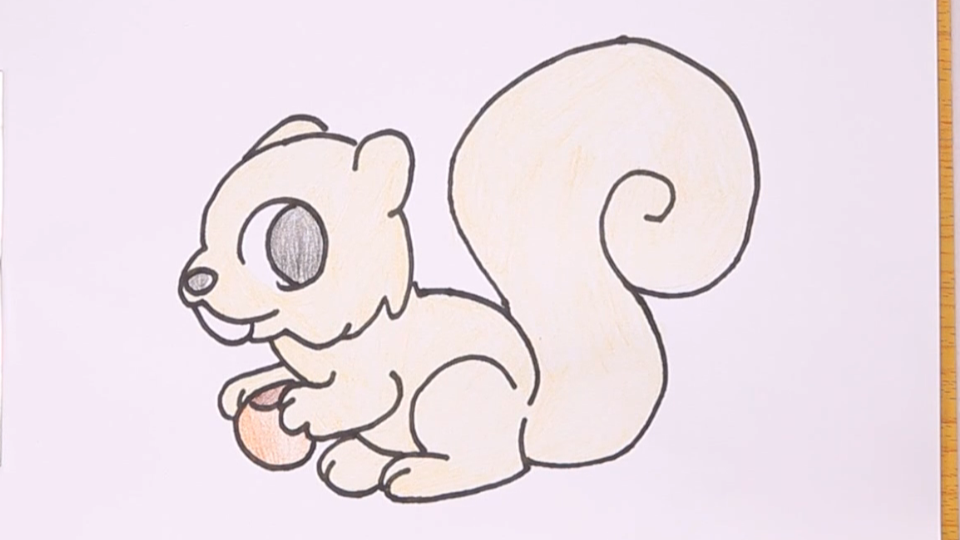 简笔画松鼠快速上手
