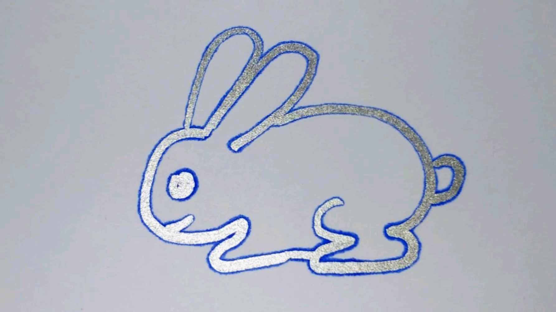 兔子简笔画动物的简单方法步骤 - 制作系手工网