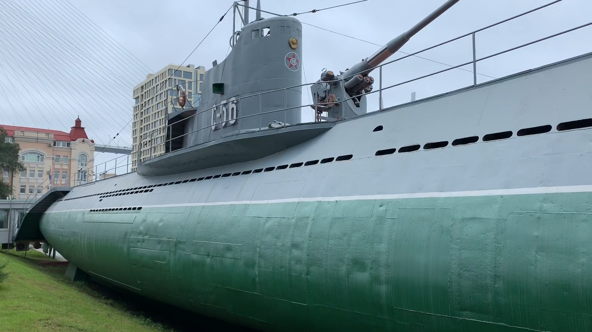 俄罗斯海参崴c-56潜水艇博物馆——功勋之艇 别致的博物馆