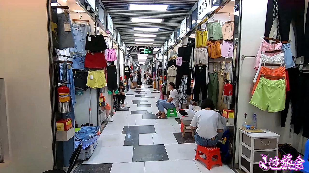 实拍广州十三行,这是全国闻名的女装批发市场