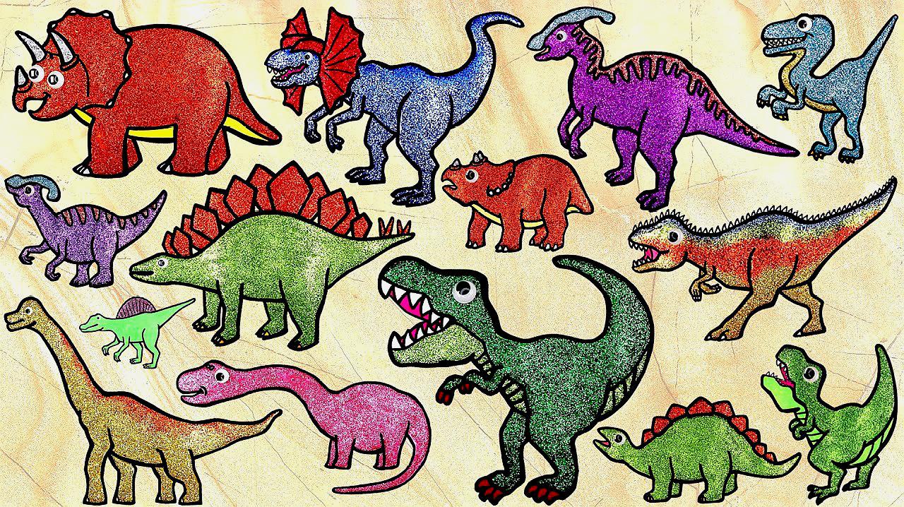 恐龙图片真实彩色图片