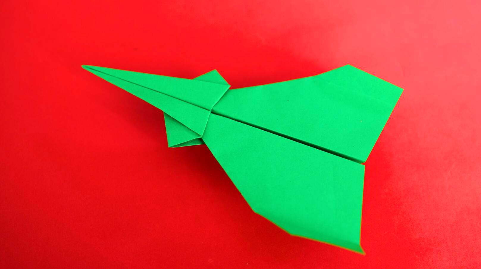 折纸手控悬浮飞机图片