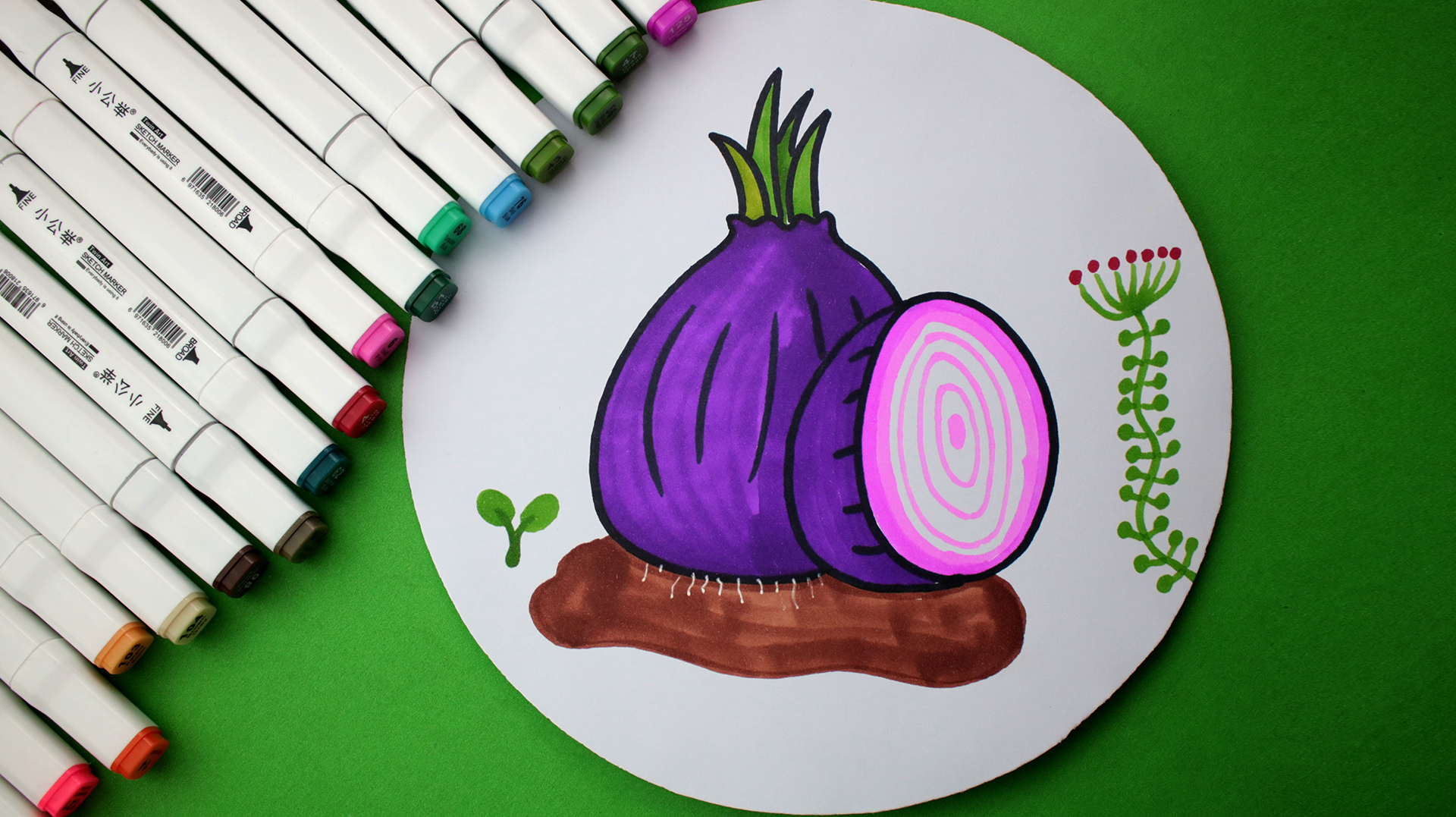 蔬菜简笔画怎么画