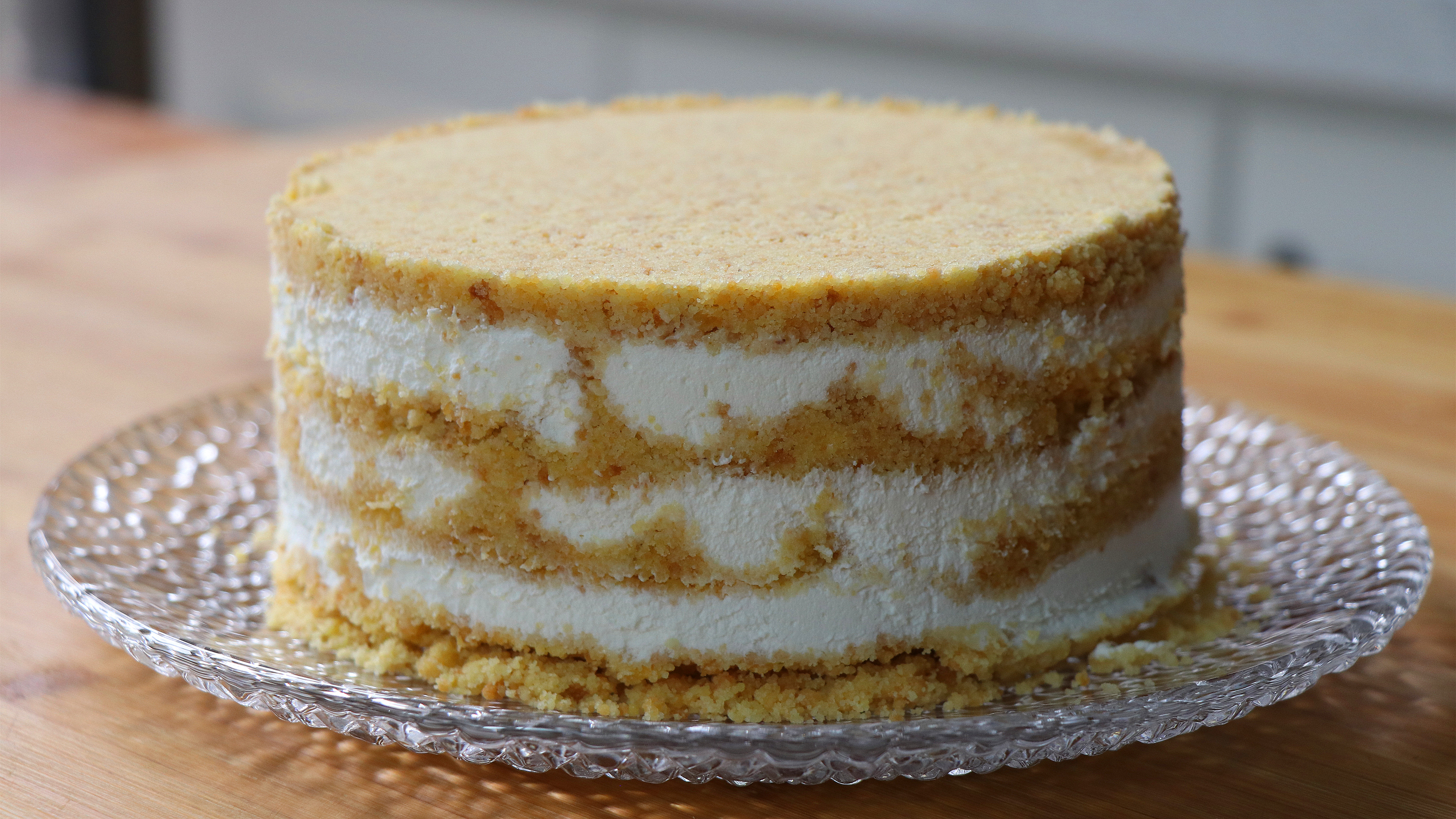 家里有面粉的试试做木糠蛋糕,不用烤箱,酥软香甜,好吃又好看