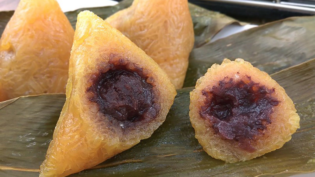 自制红豆馅碱水粽--端午节必备美食