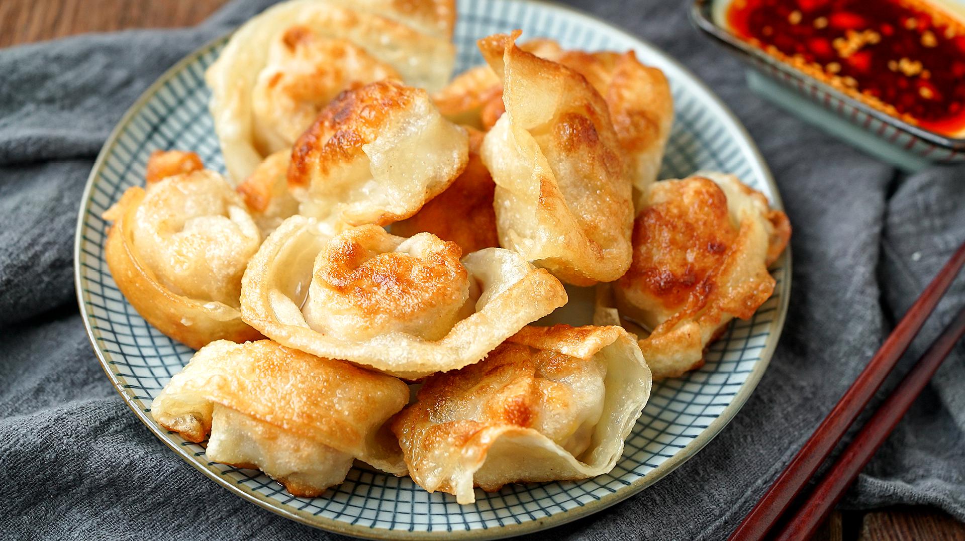 「麻辣拌馄饨x油煎馄饨」只比水煮馄饨多了一步,好吃十倍!