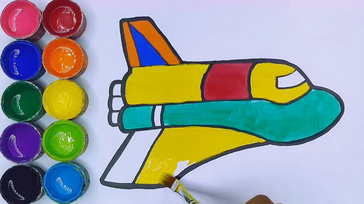 简易画教你怎么画飞机,来学学吧