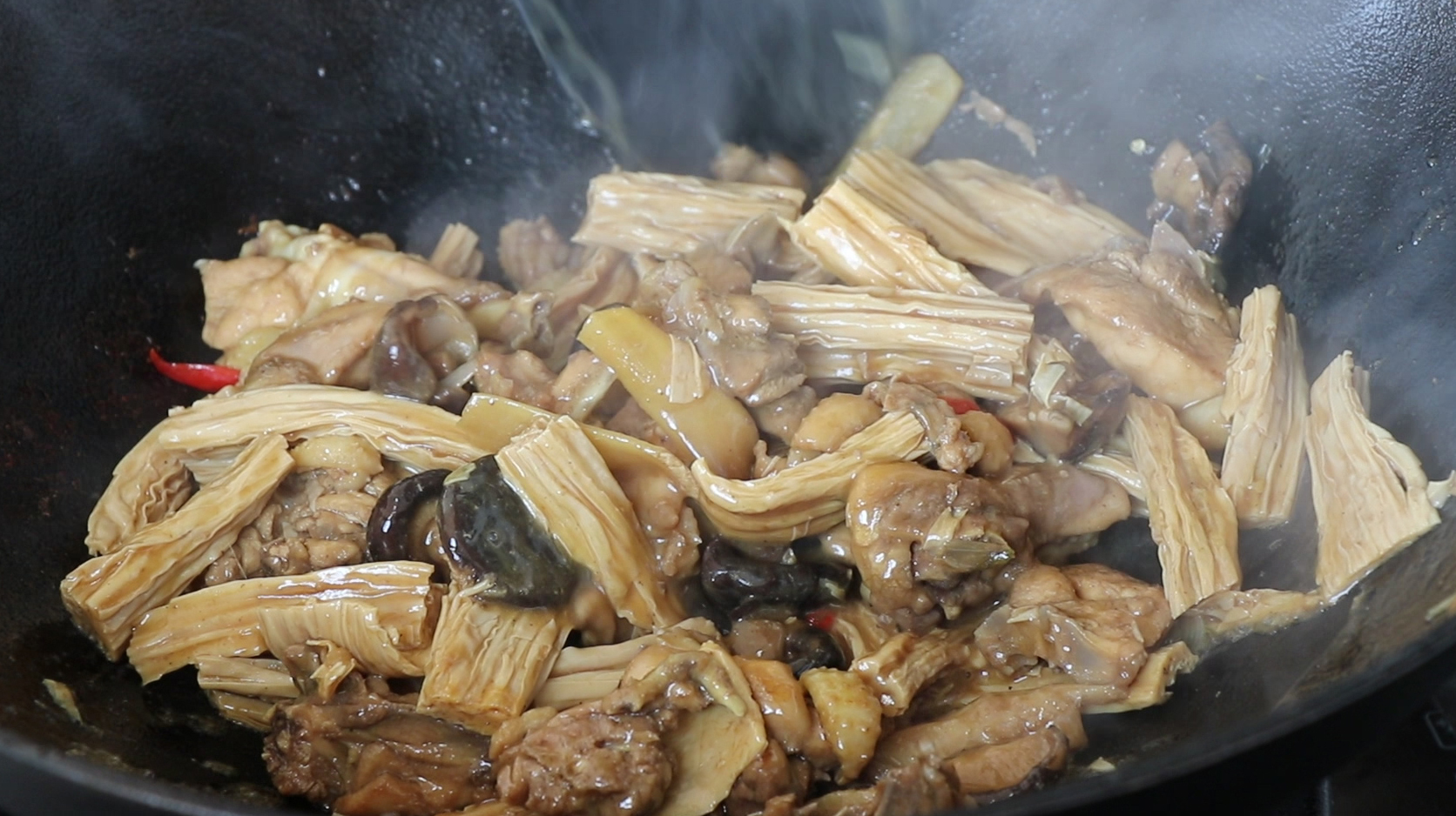 花样炒腐竹让腐竹美味好吃