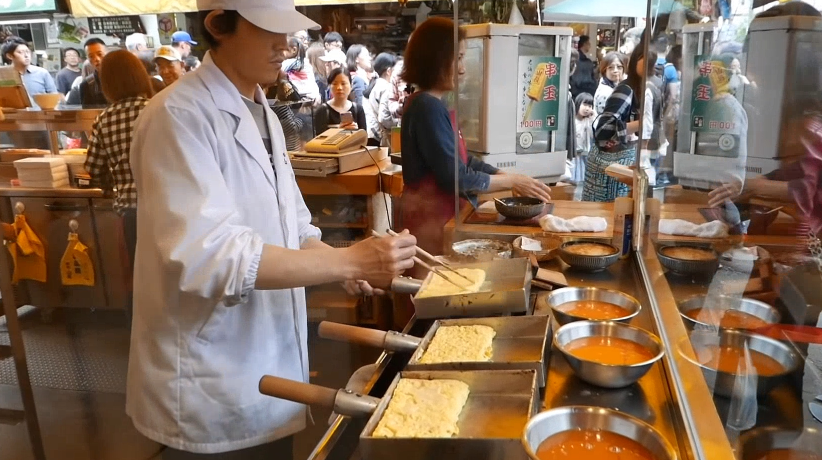 日本街头超诱人的3种鸡蛋小吃,软嫩的玉子烧,看着就超有食欲