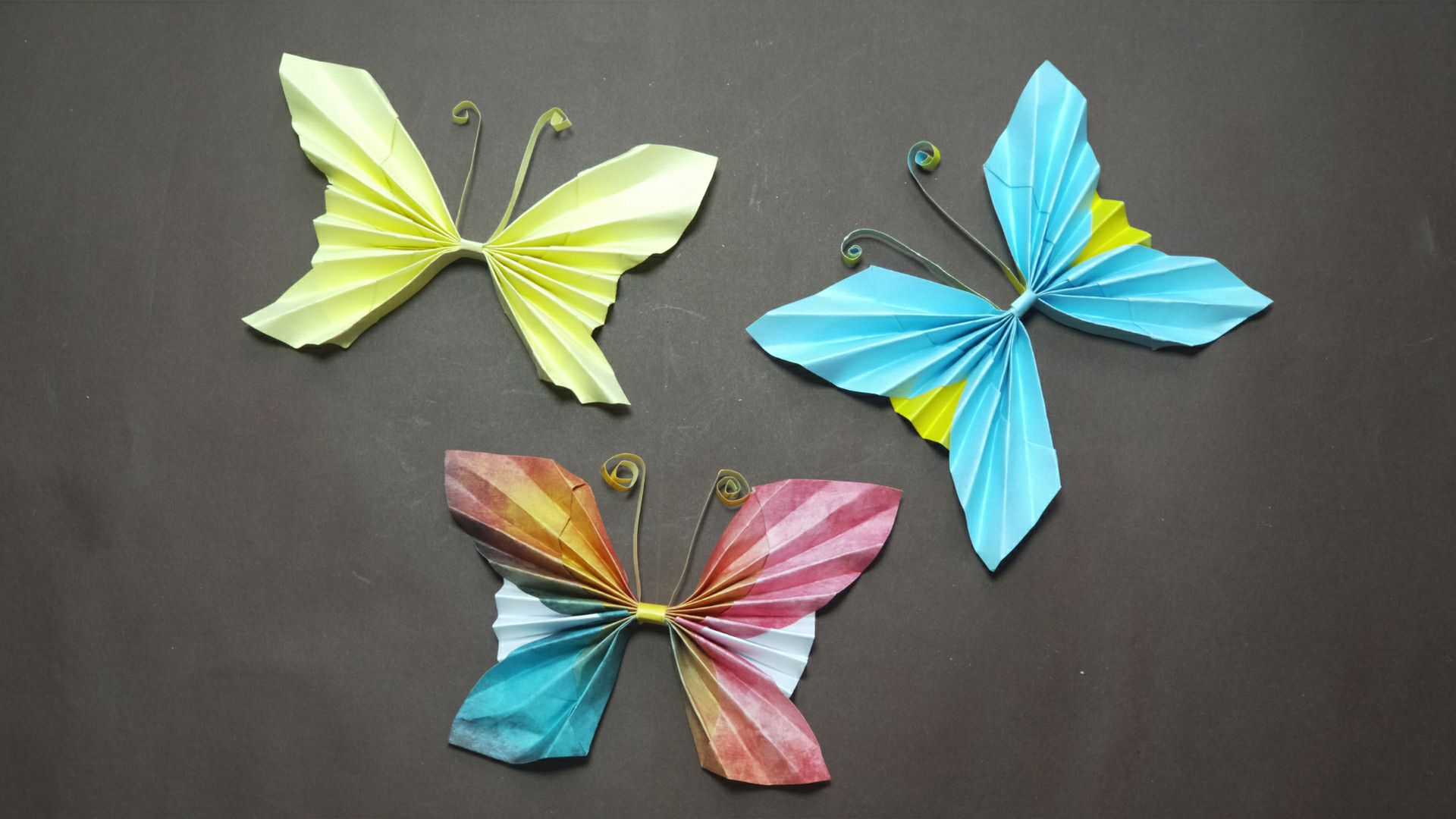 蝴蝶折纸教程 - 知乎