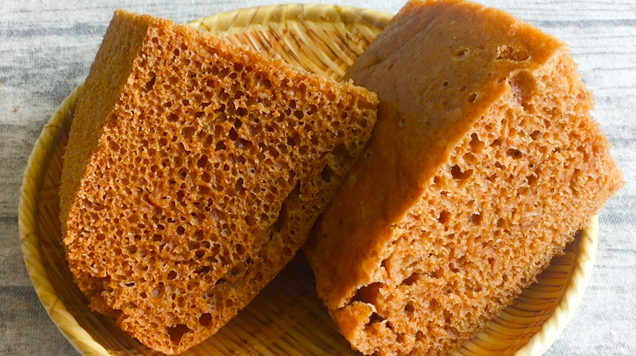 红糖发糕最懒人做法,简单一搅,又松又软又筋道,比面包还好吃