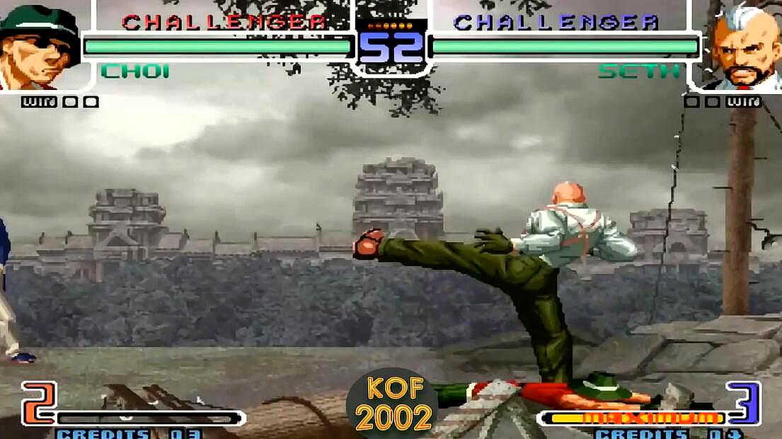 拳皇2002:赛斯长腿有奇效,用好了连小猴子超杀都能正面防住