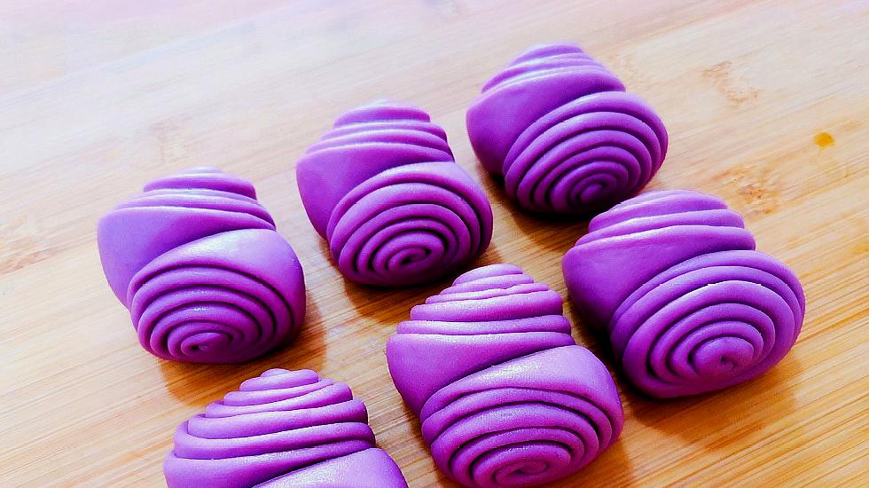 水晶紫薯卷图片