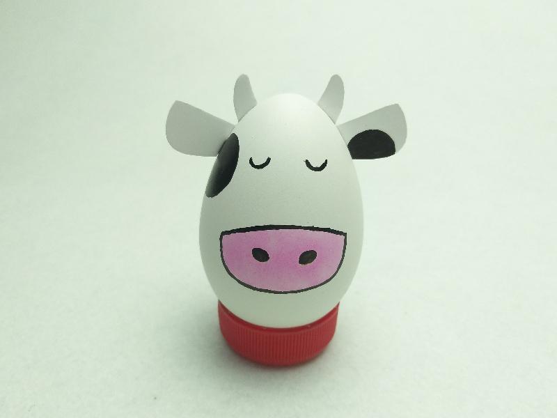 儿童创意彩蛋 奶牛 几分钟学会