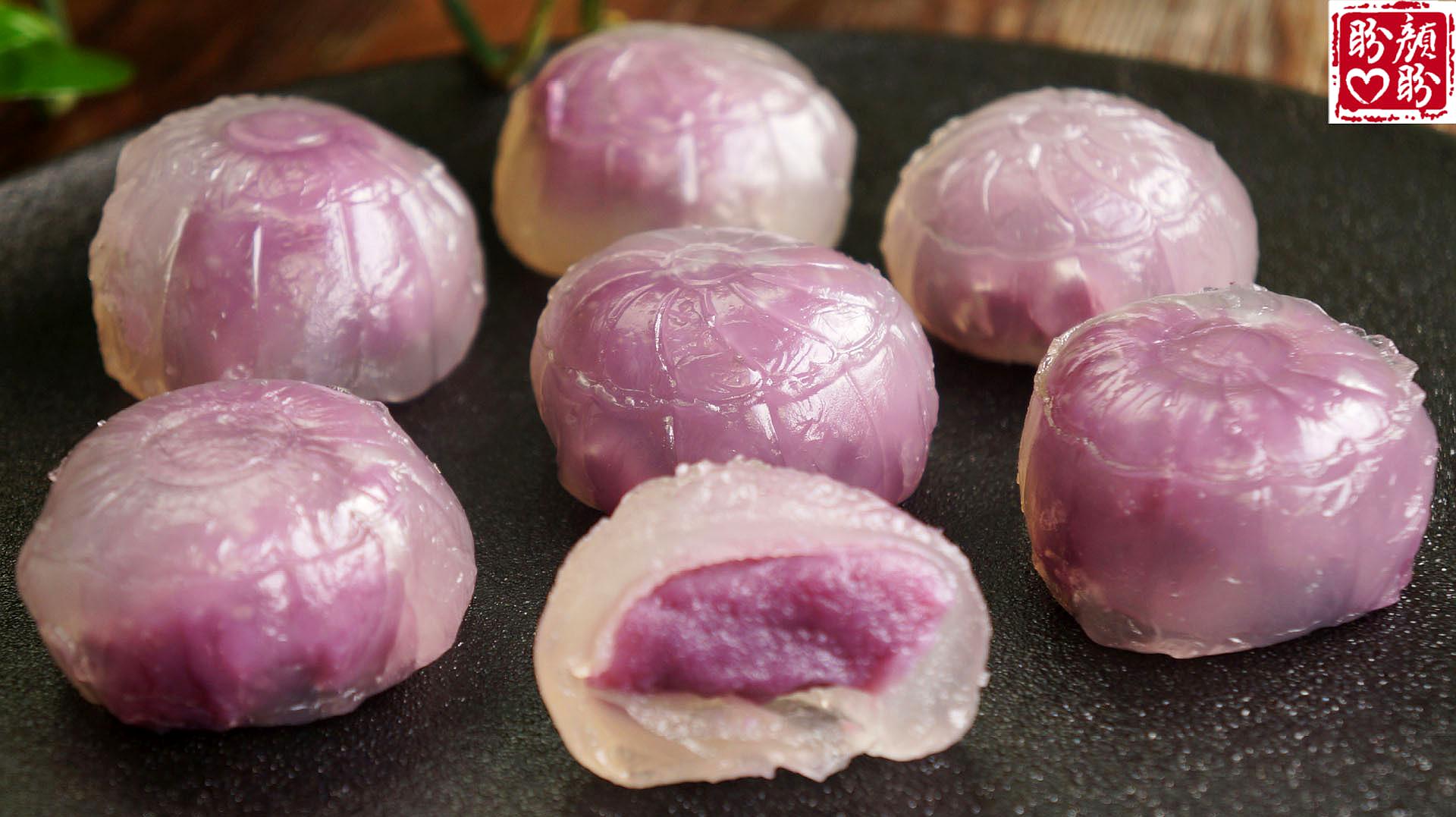 水晶紫薯汤圆,水晶紫薯汤圆的家常做法 - 美食杰水晶紫薯汤圆做法大全