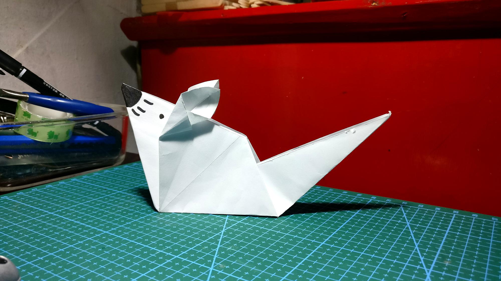 小老鼠的折纸教程