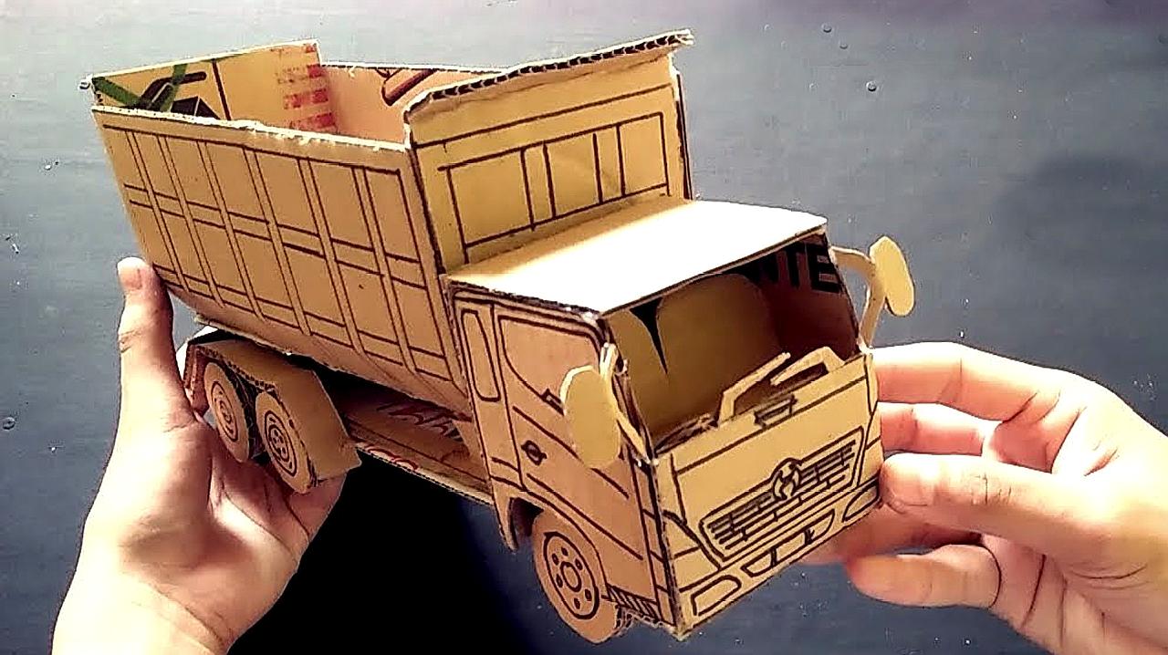 货车手工制作 纸盒图片