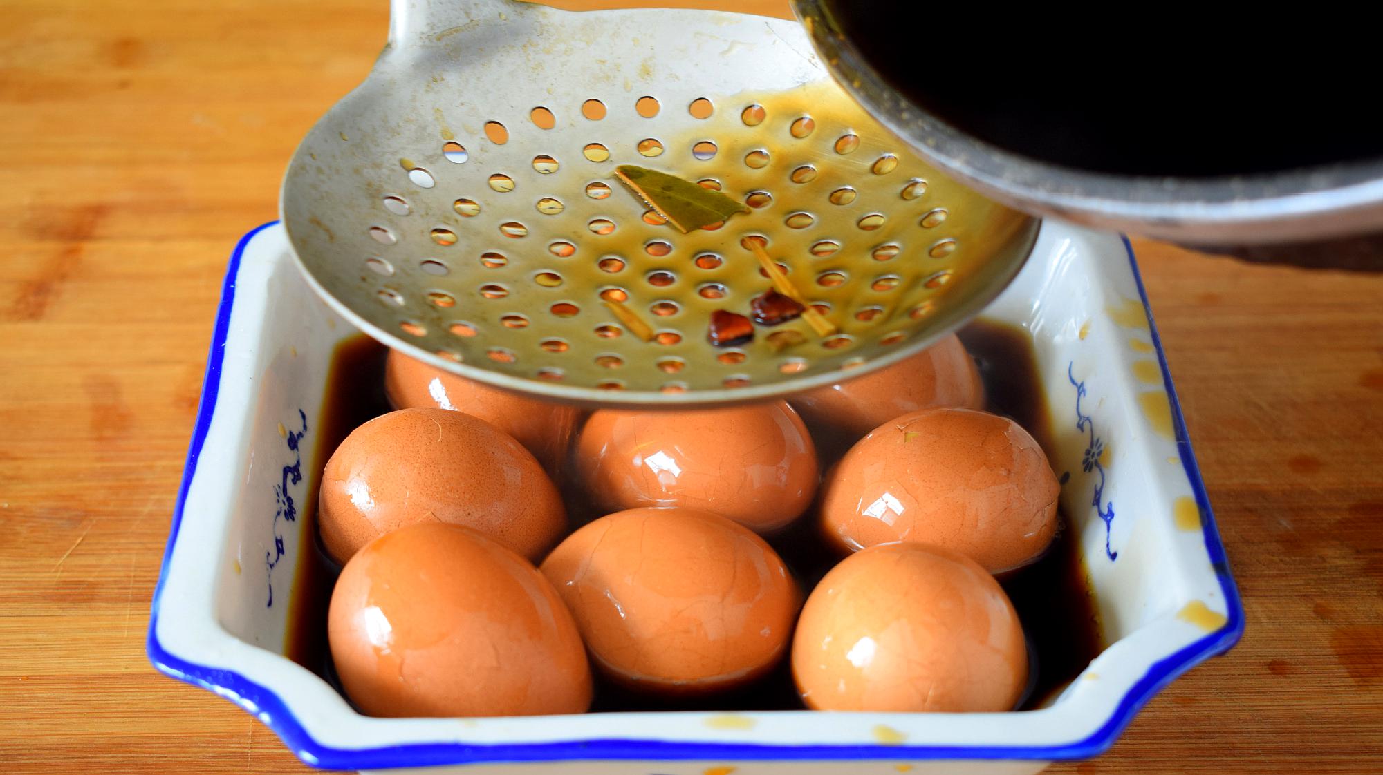 自制五香卤鸡蛋好吃又入味 这味道一顿能吃5个__万家热线-安徽门户网站