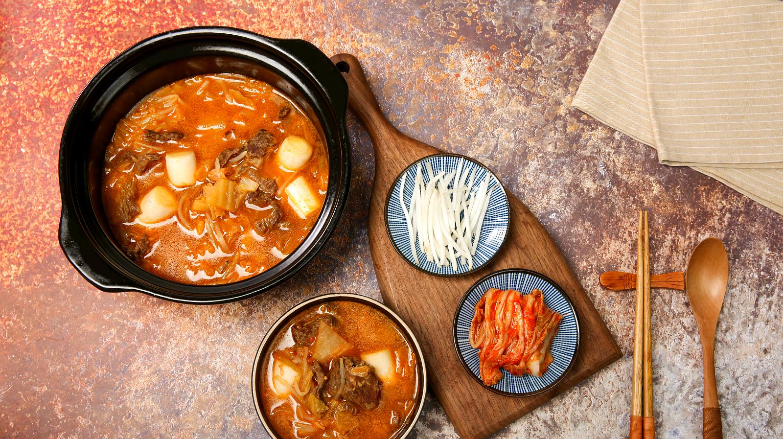天威食品-韩式辣牛肉汤 山东烟台 天威汤缘-食品商务网