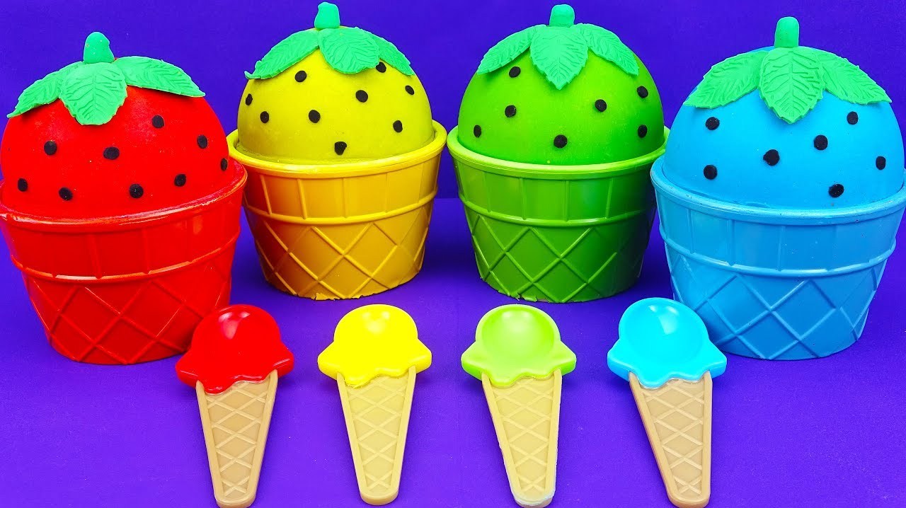 "乐乐玩具屋"之早教视频:彩泥冰淇淋魔力72变