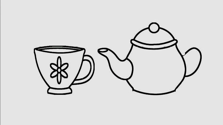 茶壶儿童简笔画图片