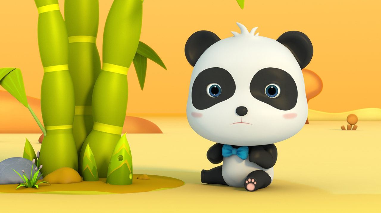 宝宝巴士之熊猫奇奇—熊猫宝宝实力卖萌,吃竹子样子看得我都饿了