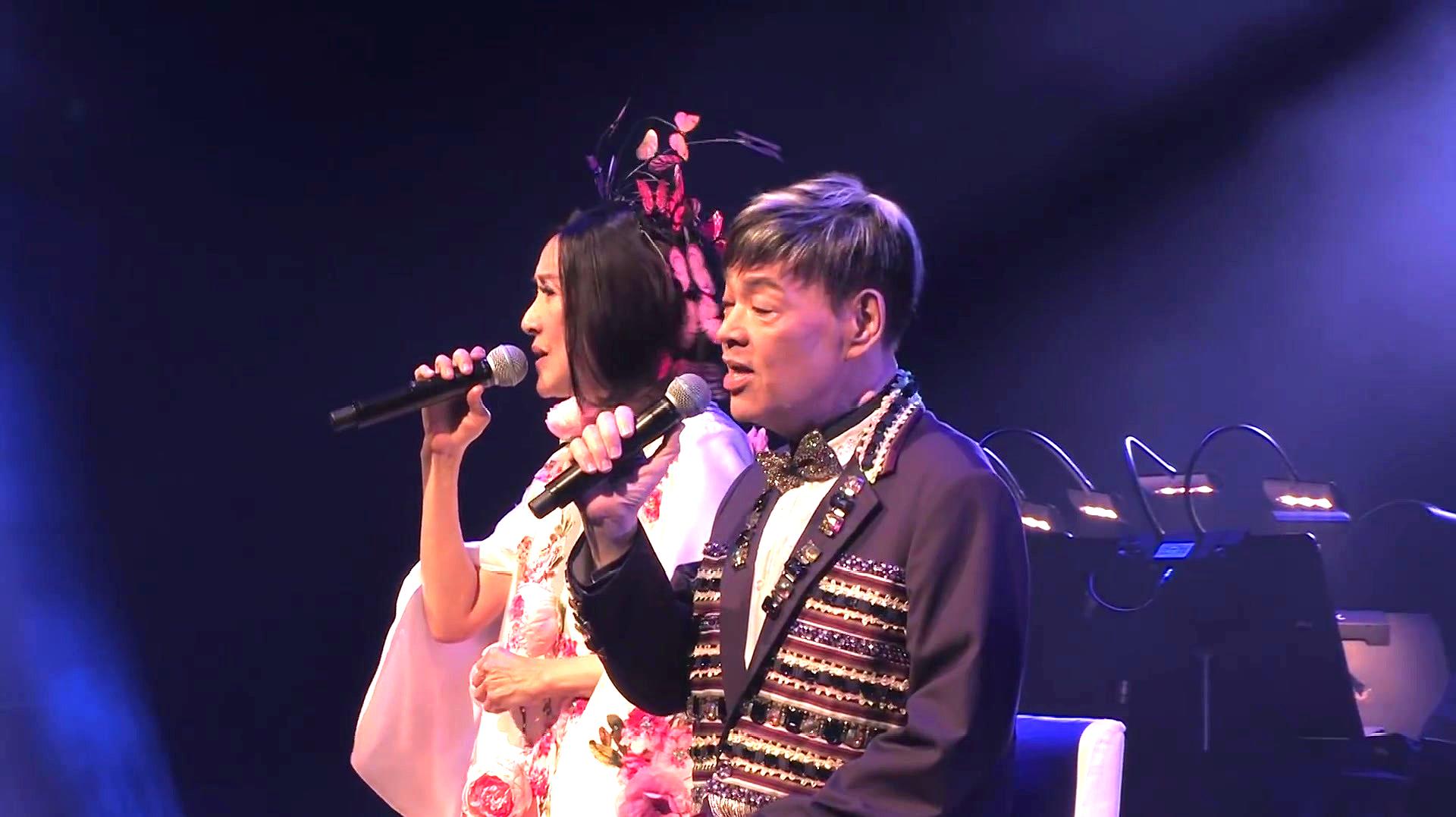 香港著名演员吕珊和张伟文翻唱许冠杰经典《浪子心声》时代经典啊