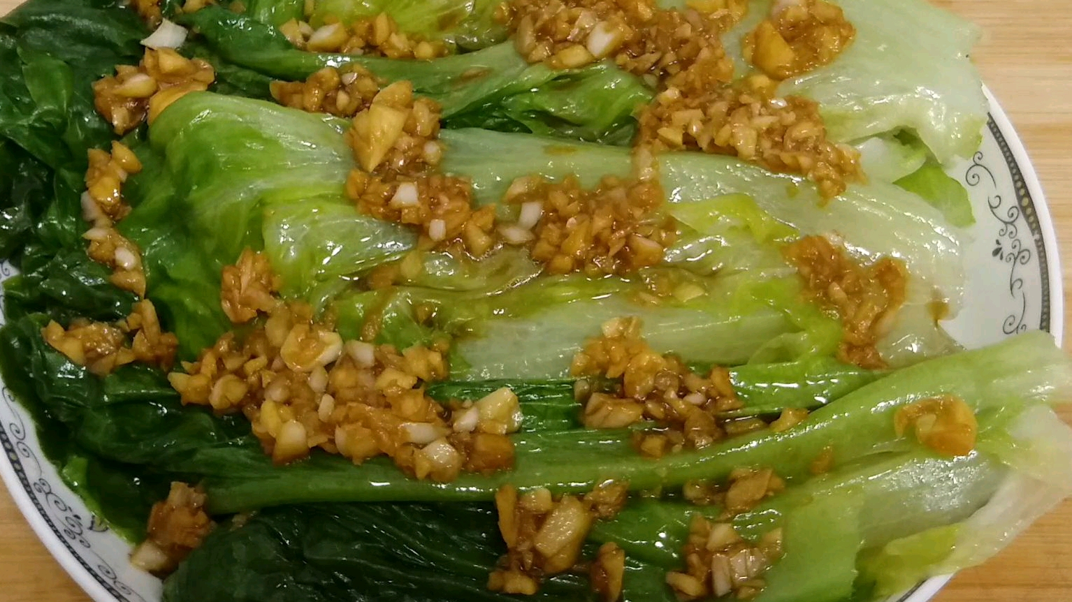 廣式白灼生菜,方法簡單,味道好