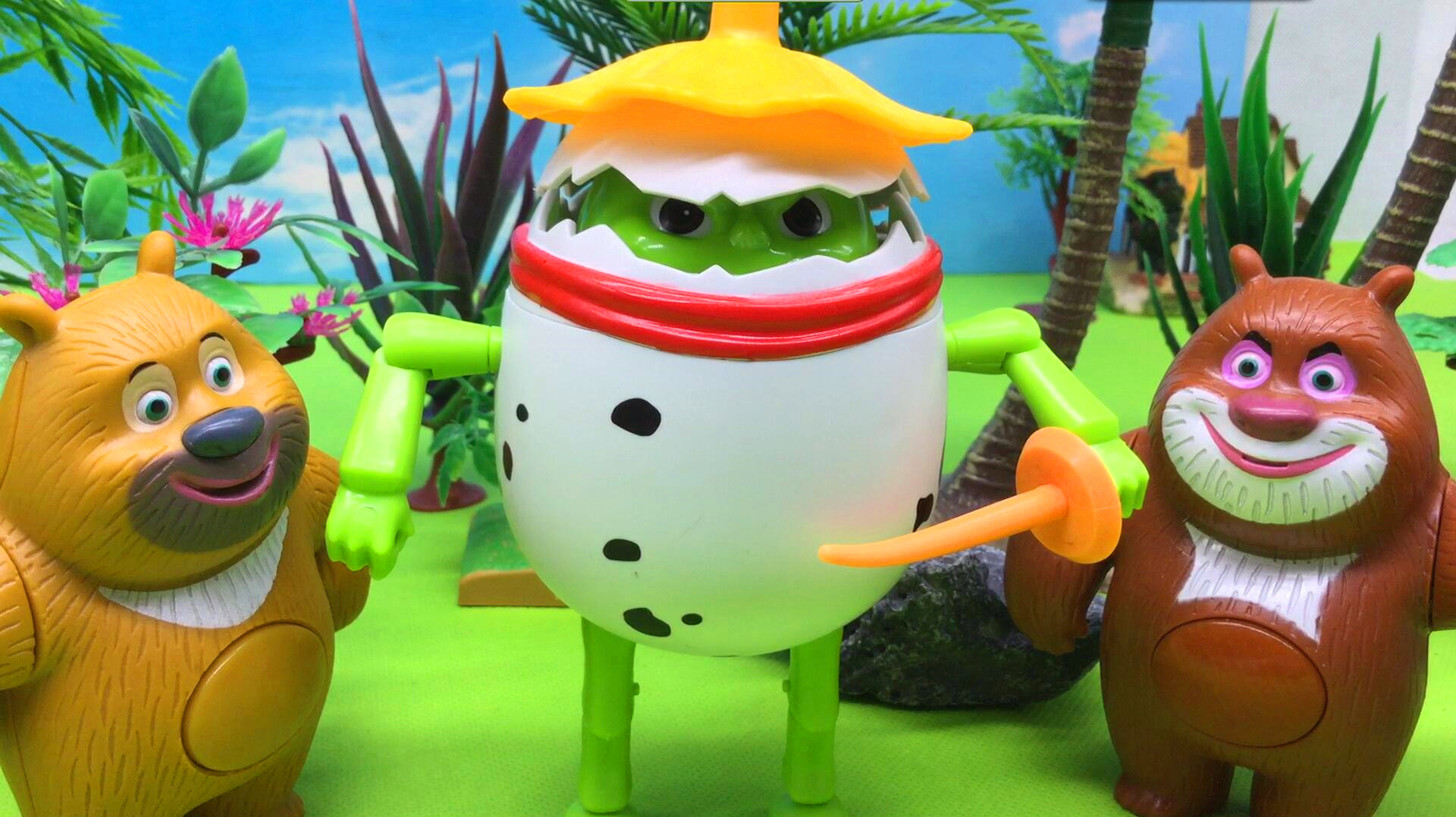 "红果果亲子游戏"之早教视频:熊出没熊大熊二