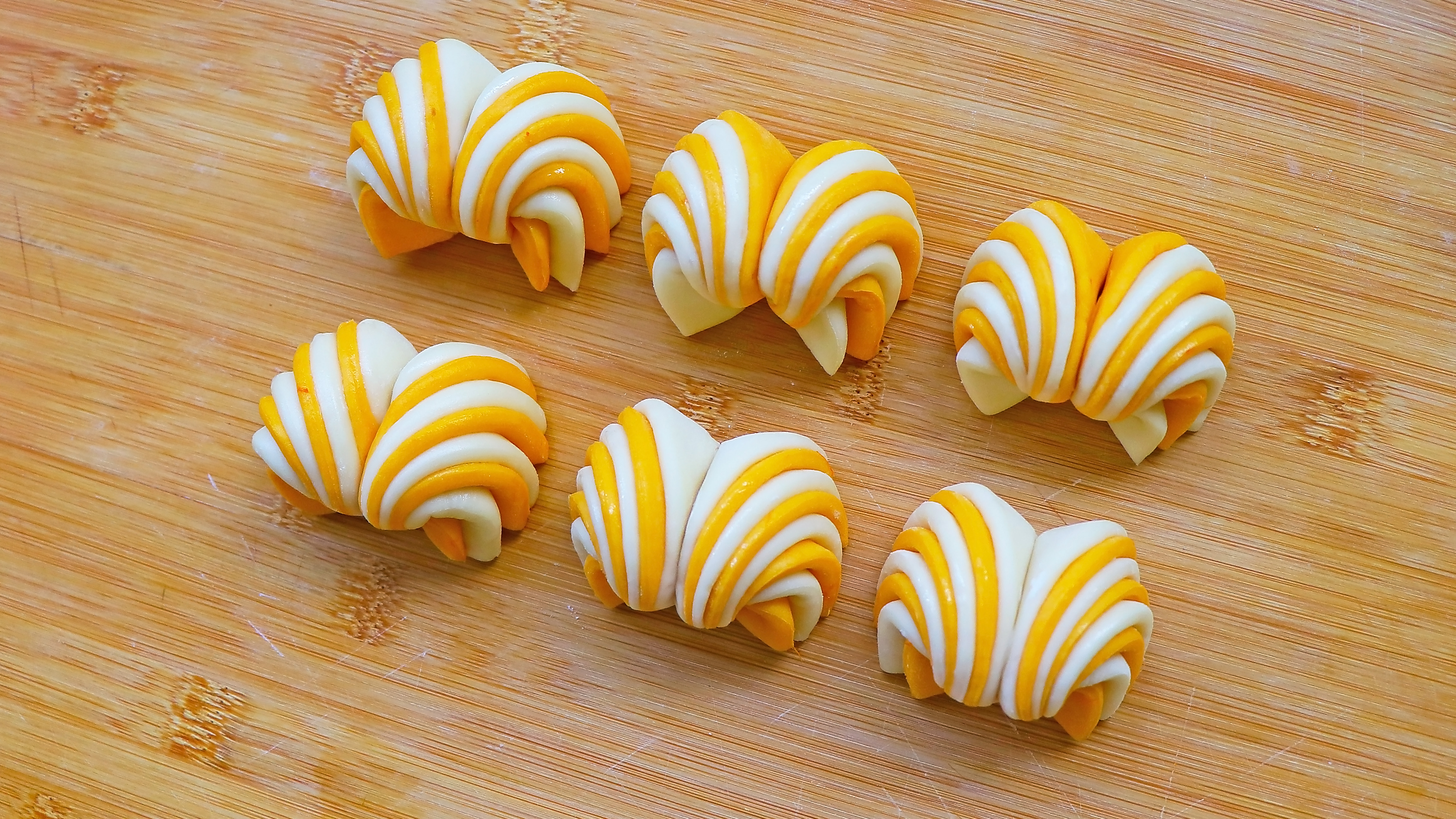 层次分明的这些花卷你会做吗6个视频