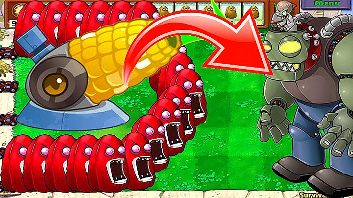 游戏玩大了:《植物大战僵尸》之玉米加农炮的精彩视频集锦