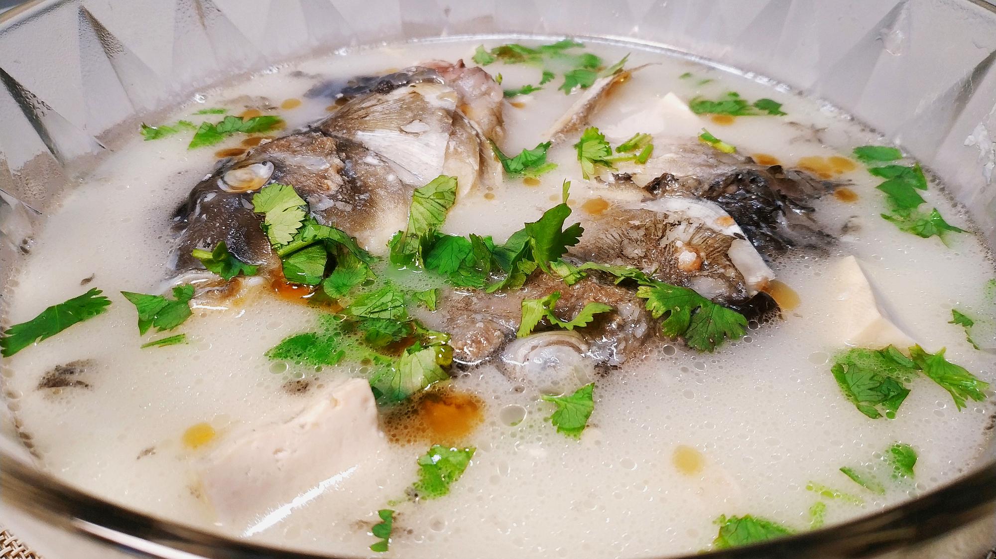 魚頭豆腐湯,千萬不要直接下鍋,記住這2點,魚湯濃白沒腥味