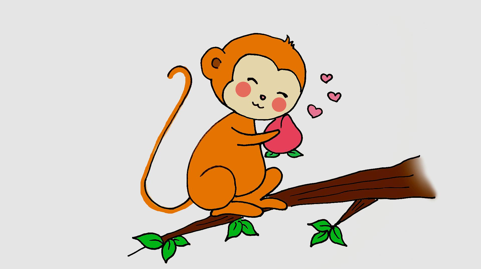 如何畫小猴子 – Rachelay