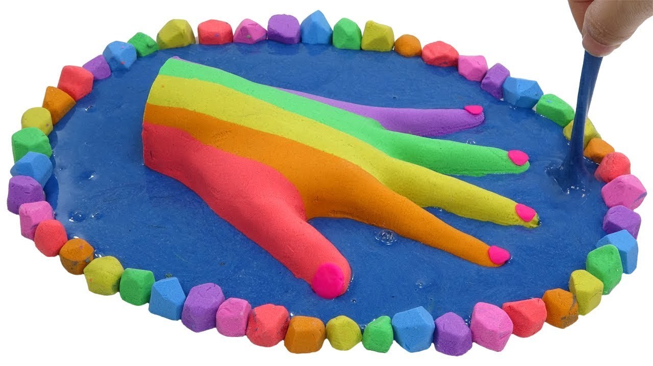 太空沙diy大手掌造型,果真是创意十足!